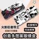 眼镜盒动漫火影忍者学生眼镜收纳盒大容量炫酷防压款眼镜盒 w火影忍者带土01