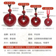Jin Shi Ling Cinnabar Pendant Pendant Amulet Peace Buckle Couple Necklace Boys Girls Children Baby Snake Year Birthday Gift Cinnabar Peace Buckle Pendant (Medium Size)