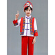 Yao Future Zhuang Clothing New March 3 Guangxi Zhuang Children's Clothing Performance Clothing 56 Yao Qiang Boys and Girls 9871 Blue Girl Set (including Hat) 110cm