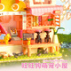 Приходят милые домашние животные Zhegao, Wangwang Hakimi Store Series Street View Blordge Blocks Toys Creative Desktop украшения для подарков для девочек. Симпатичные домашние животные идут - дневник кошек и собак [687 частиц]