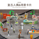 
Snaen (Snaen) children's train toy cartoon retro steam train track car 3-6 years old boy and girl children's birthday gift