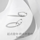 Fanci Fan Qi Mobius couple rings a pair of silver rings birthday confession gift for girlfriend