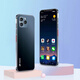Tianyu petit écran téléphone mobile mini mini smartphone grand mémoire Android Phone Ultra-Thin Long Battery Life Enfants et adolescents Small Screen Sauvegarde Full Network Dual-Sec Dual Stickby Disponible 5G Carte Phantom Black 8 Core + 128G