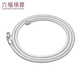 Lukfook Jewelry Cheng Yi same style platinum 950 snake bone chain platinum necklace gift chain price L04TBPN0020 43cm-7.26g (including labor cost 603 yuan)