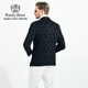 Raidy Boer/Reddy Boer Men [Шерстяная смесь] Плоский воротник шерстяной пиджак 2007 Black Flower 180/52/xl