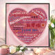 Shantoulin Village 100 Langues Je t'aime Digital Oil Painting Boys and Girls Chinese Saint Valentin's Day Gift Handmade DIY remplit l'anniversaire du couple 1315 20 * 20 Cadre intérieur + Paint-pinceau
