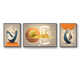 
GANHUA GANHUA GANHUA Living Room Decoration Painting Sofa Background Wall Hanging Painting 2025 New Light Luxury Wall Painting Blessing JD15849 Left and left and right 30*40 60*40 in the middle
