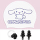 Zailu Kuromi Cinnamon Dog Swimming Cap Women's Silicone High Elasticity Waterproof Plus Size Cute Swimming Cap Kurome Swimming Cap + Nose Clip Earplugs