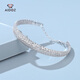 Aido diamond platinum bracelet for women pt950 platinum shiny starry brushed mesh bracelet gift for wife Free engraving, ghostwriting greeting card, please contact online customer service for details