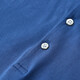 Hongdu short-sleeved T-shirt men's middle-aged business casual thin lapel loose blue work gentleman's half-sleeved T-shirt blue TH6223-1 XL 180/96A