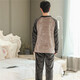 
Men's pajamas for men in autumn and winter flannel thick warm middle-aged and young students cartoon round neck winter home clothes WYEX3888 men's L size (recommended 90-115 Jin [Jin equals 0.5 kg]) All size