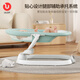 ULOP (ULOP) Schaukelstuhl Baby Schaukelstuhl Schlafen und überreden Babyartifakt Baby Elektro-Schaukelstuhl Neugeborene Geschenkbox Babyversorgungen Baby Cradle Schaukelbett Puppe Schaukelstuhl-Morgen-Nebel Grün Green
