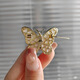 SNQP 3rd anniversary limited edition 2000 copies 2025 new Swarovski butterfly brooch for women sweet white