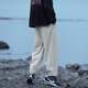 Zhiwei Japanese casual pants men's 2024 new Hong Kong style retro bloomers teenager student tied feet Harren wide legs Gray 2XL [recommended 140-160Jin [Jin equals 0.5 kg]]