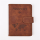 GPHF Deutsche Anti-Diebstahl-Pinsel-Magnetschnalle RFID Multifunktion Passportschutz Hülle Flugticket Clip Passport Reise Wallet ID-Kartenbeutel hellblau