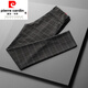 Pier Cardin Internationale Marke Pure Cotton Herrenhosen Herbst Lichtgeschäft Plaidhose graue Freizeithose Männer schlanke Freizeithosen kleiner Fußanzughose Dünne Stil Vierseitiger elastischer Kee-resistenter schmutziger und bequem 689 hellgrau 31