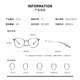 Las lentes Zeiss (Zeiss) están disponibles en gafas de lectura de marca alemana para mujeres con alta definición de alta definición de moda ultraligera marrón blanca y gafas jóvenes marco de té-HD Light Blue Light Anti-Light Binocular Eyes + Gafas de lectura de 200 grados (recomendadas para 55-59 años de edad