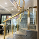 
Jin Risheng (FSJRS) stainless steel stair handrail tempered glass guardrail indoor and outdoor custom balcony column household simple railing High temperature painted matte black 1050 high-staircase thickened standard-1 column