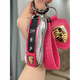 Tumeishi Porsche Key Shell Cayenne Macan Panamera Car Key Chain 718taycan911 Women's Classic Model-Inlay Diamond Iceberry Powder + H Buckle-Gift Shield + Brand