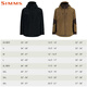 SIMMS 25 Challenger Jackets and Jacket Pants Windproof and Rainproof Fishing Suit Luya Jackets Wading Pants Men 25 Jackets PG-13862 Black XS