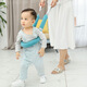Clcey Baby Kleinkind Walking-Artefakt gegen Länge und Anti-Fall-Sicherheitstraktionsseil Dual-Purple-U-förmige Kindertraktionsgürtel Kristallvernt-Wasserblau