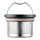 Tafuco316 Copa de agua de la oficina de negocios de acero inoxidable Termos con mango con separador de té con tapa T6172 Knight Black 0.5L