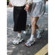 Geer Carson Cat-Eye Dad Shoes Men Pareja casual Shoes de moda Hombres 2025 Nuevo verano Putian Men Men Elevación alta y Shoe Strange-Eye Men's Shoes Crystal [Auténtico oficial] Sin miedo Comparación 41 Tamaño de los hombres