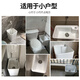 Hengmeng bathroom mini mop pool small size 30x30 household square ceramic mop pool small apartment balcony mop pool 35cm 124 narrow long 50*29