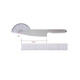 MUJI Santoku couteau de cuisine, couteau de cuisine domestique, lame en argent longueur 17cm