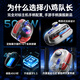 Captain Xiaoji Delta Mobile Game Control Game Mobile Game Péripheral Artefact E-Sports Niveau Hall Android Apple iPad Universel Assistant Universal Tirant précis Contrôle de la tenue Match Mobile Game Jouets Magical Skill Pro (nouvellement mis à niveau à l'aide de Hall Joystick)