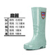 回力女士时尚成人雨鞋雨靴防水鞋胶鞋套鞋水靴HL86S 绿高 38 