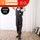 He Yangyu Tianzheng Honglian brand rubber canvas waders thickened wear-resistant fishing waterproof breeding half-length black-Tianzheng 38