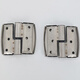 Hasdick Beijing warehouse delivery stainless steel partition hinge public toilet self-closing door removable hinge 2 pieces/piece right side all stainless steel HKsq-278