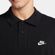 Nike Nike Polo-Shirt 2025 Sommer New Herren Casual Atmable Nocken-Sport-T-Shirt Revers FN3894_010 Grauschwarz (Europäischer Code, es wird empfohlen, eine geringe Größe zu erreichen) s