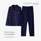 Pyjamas de manzhizhuang pour les femmes au printemps et aux manches longues en coton 2023 Nouveau ensemble de vêtements de maison décontractés japonais fines fines (Jin est égal à 0,5 kg]) [adapté à 120-135jin [Jin est égal à 0,5 kg]) [adorable à la peau et respirable]