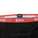 雨果博斯（HUGO BOSS）男士棉质徽标腰带三角内裤三件套装男装礼物男 50495435 967 黑色多色 XS