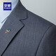 ROMON high-end men's suit clothing men's two-piece spring and autumn formal wedding dress jacket daddy suit 2266 gray. Double slit 165C (165) 90-105Jin Jin equals 0.5 kg