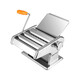Baijie Manual Noodle Press Stainless Steel Noodle Machine Home Multifunctional Dough Machine Dumpling Wrap Hand Pressed Noodle Machine Home Silver Enjoyable Model Two Knives Can Make Two Kinds of Noodles