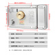 BLOSSOM anti-theft door lock exterior door lock old iron door lock wooden door lock indoor and outdoor door lock 9698 left opening