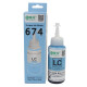 Songhui 674 Ink es adecuada para Epson Epson L1800 L805 L801 L850 1390 Suministro continuo R330 674 Amarillo (la tinta fotográfica de alta calidad se puede mezclar con las originales sin enchufar)