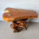 GJXBP RATATO RAZA NUEVA RATURA DE FLORES CHINES RAZA RAZA RAZA Balcón Bonsai Ratch Multi-capa Raíz de madera sólida Raíz Dark Green 15870 Doble capa