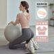 Youyou yoga clothes for women with chest pads, sports Pilates short-sleeved tops and headbands, two-piece set J32030DY apricot M