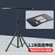 Shitingju Lift Table Support Standing High Table Outdoor Live Broadcast Table Portable Foldable Standing Office Workbench Tray + Mobile Phone Cantilever Bracket