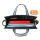 
Liangying Shangpin (LY) hand-held briefcase file bag canvas file bag conference training bag portable file bag vertical information bag large capacity Oxford briefcase men 880A blue vertical model (customizable)