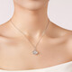 Liuguifu Jewelry PT950 Platinum Pendant Little Lucky Platinum Necklace Pendant for Women PT0600030 1.80g