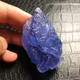 DL 1998 Fat Donglai same style tanzanite rough stone natural l rock sugar purple blue fluorite ornaments sky blue sea sapphire color tanzanite 565 blue