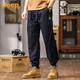 
Jeep (JEEP) American retro overalls for men's spring fashion brand loose casual versatile men's high-end Harren tying pants