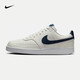 耐克（NIKE）休闲鞋男鞋秋冬新款COURT透气耐磨运动鞋时尚经典潮流低帮板鞋 HQ4867-101/帆白/军械深海蓝 41 (260mm)