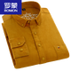 Romon Spring y Autumn Cornuroy Camiseta de manga larga El fitness del delgado de mediana edad de los hombres más el producto de algodón de gran tamaño nuevo DXR-03 3895-115Jin [Jin iguala 0.5 kg]