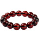 Xuanpa natural amber red beeswax water purification raw stone blood amber bracelet single circle bead men's and women's bracelet certificate 20mm beads 12 pieces about 55 grams